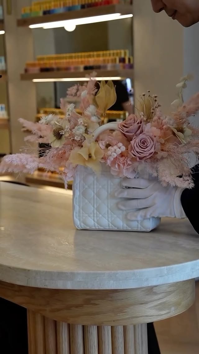 Floral detail inside All Six salon